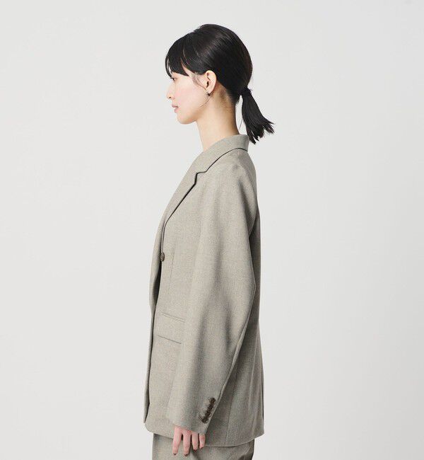 BEAUTY&YOUTH UNITED ARROWS「リネンライク ダブルジャケット」|テーラードジャケット|