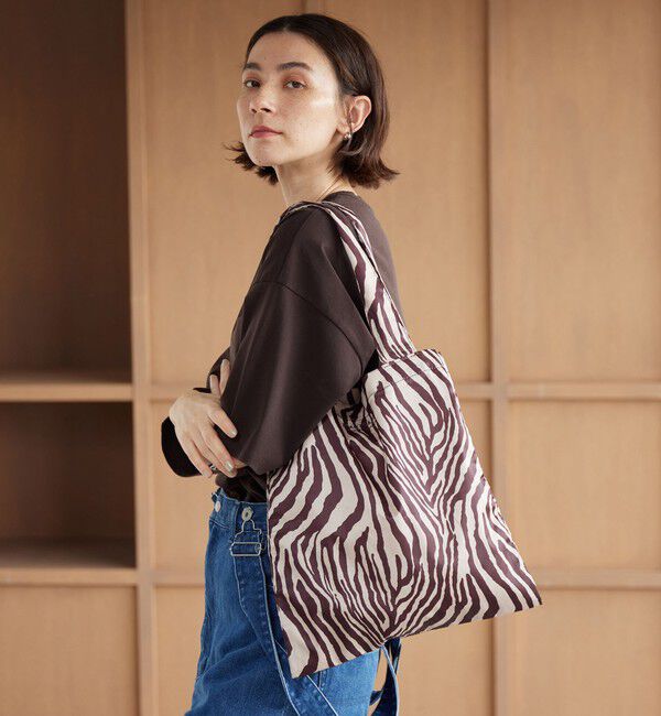 BEAUTY&YOUTH UNITED ARROWS「ゼブラ パッカブル トートバッグ」|トートバッグ|NATURAL