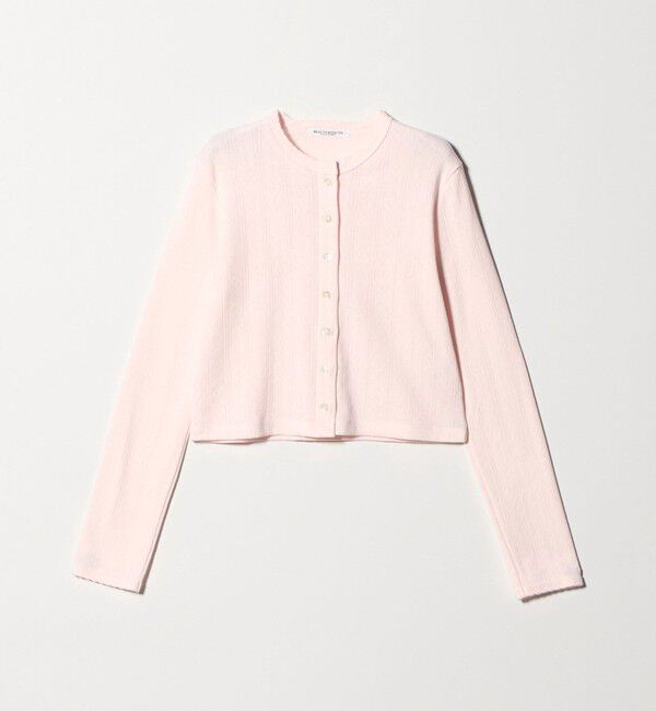 BEAUTY&YOUTH UNITED ARROWS「コットン パターンメッシュ カーディガン ウォッシャブル」|カーディガン|
