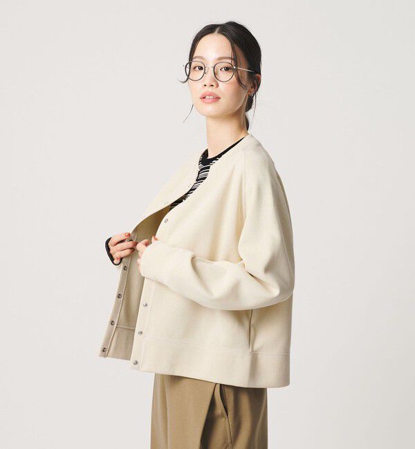 BEAUTY&YOUTH UNITED ARROWS「ダブルフェイス リングボタンカーディガン」|カーディガン|