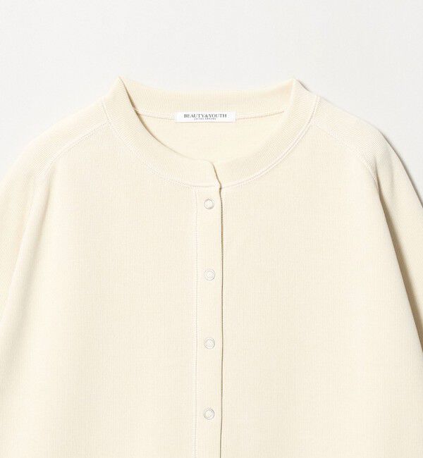 BEAUTY&YOUTH UNITED ARROWS「ダブルフェイス リングボタンカーディガン」|カーディガン|