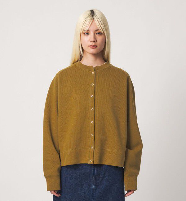 BEAUTY&YOUTH UNITED ARROWS「ダブルフェイス リングボタンカーディガン」|カーディガン|