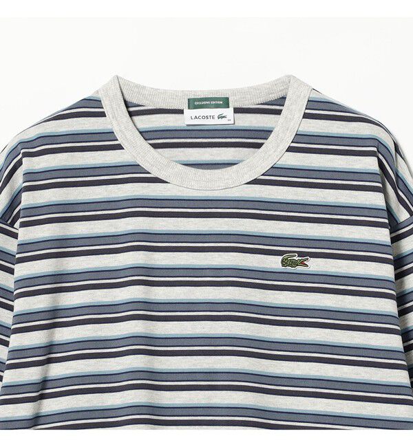 BEAMSBOY「【別注】LACOSTE for BEAMS BOY / マルチ ボーダー Tシャツ」|Tシャツ・カットソー|