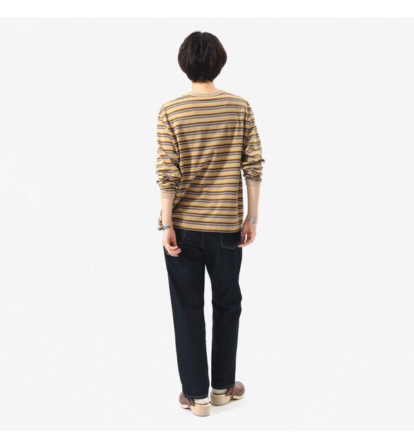 BEAMSBOY「【別注】LACOSTE for BEAMS BOY / マルチ ボーダー Tシャツ」|Tシャツ・カットソー|