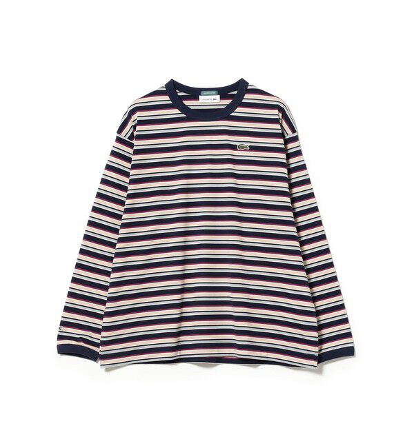 BEAMSBOY「【別注】LACOSTE for BEAMS BOY / マルチ ボーダー Tシャツ」|Tシャツ・カットソー|