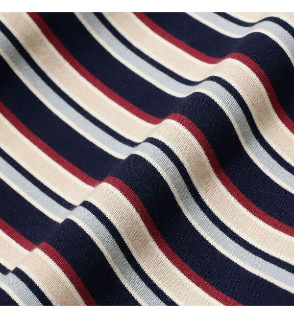 BEAMSBOY「【別注】LACOSTE for BEAMS BOY / マルチ ボーダー Tシャツ」|Tシャツ・カットソー|
