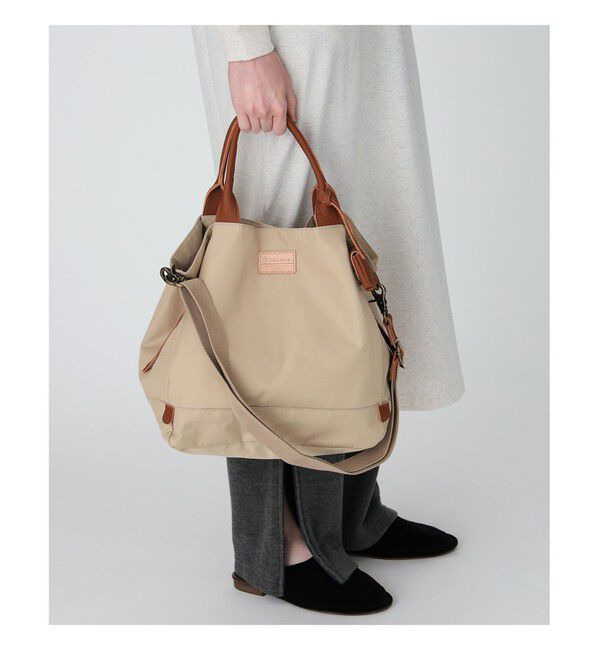 BEAMS SELECTION for WOMEN「toleur / ポリエステル 2way トートバッグ 2 」|トートバッグ|BEIGE