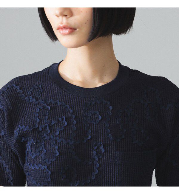 BEAMS SELECTION for WOMEN「【別注】Orfeo &times; maturely / サーマル テープ ショートスリーブ」|Tシャツ・カットソー|