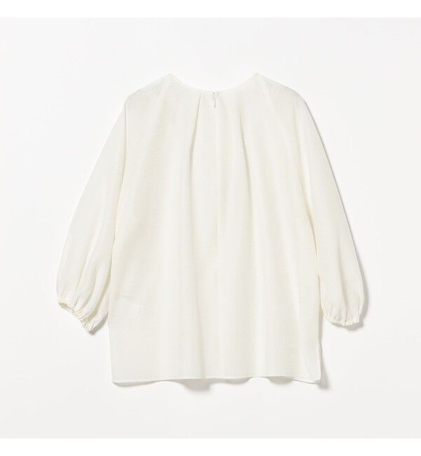 Demi-Luxe BEAMS 「ジャガード ギャザー パフ ブラウス」|シャツ・ブラウス|