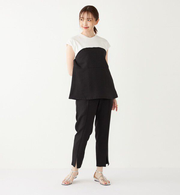 SHIPS Colors 「SHIPS Colors:〈手洗い可能〉ピンタック フロントスリット パンツ」|その他|