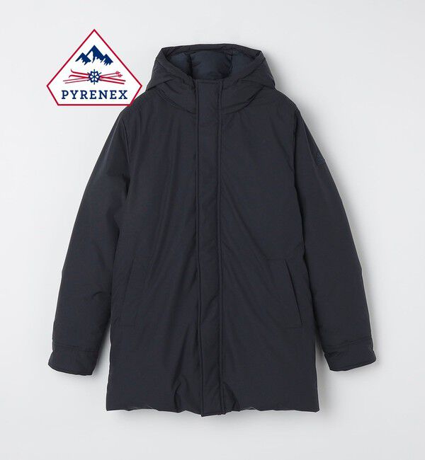 SHIPS「【SHIPS別注】PYRENEX: ミニリップストップ ダウンジャケット PAU」|ダウン|ネイビー