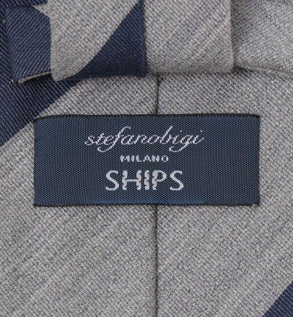 SHIPS「Stefanobigi: メランジ ワイド ストライプ ネクタイ」|ネクタイ・蝶ネクタイ|