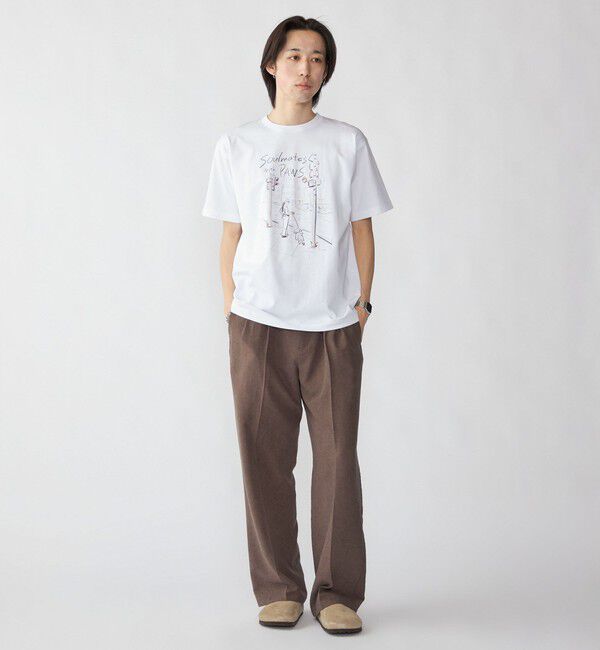 SHIPS「【City Ambient Products別注】佐伯 ゆう子: アート Tシャツ」|Tシャツ・カットソー|