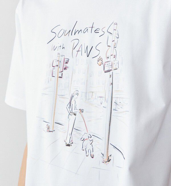 SHIPS「【City Ambient Products別注】佐伯 ゆう子: アート Tシャツ」|Tシャツ・カットソー|