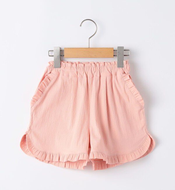 SHIPS KIDS「SHIPS KIDS:100～130cm / 〈接触冷感〉ドライタッチ フリル ショート パンツ」|その他|
