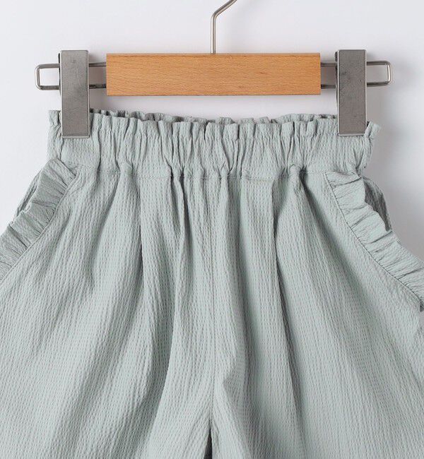 SHIPS KIDS「SHIPS KIDS:100～130cm / 〈接触冷感〉ドライタッチ フリル ショート パンツ」|その他|