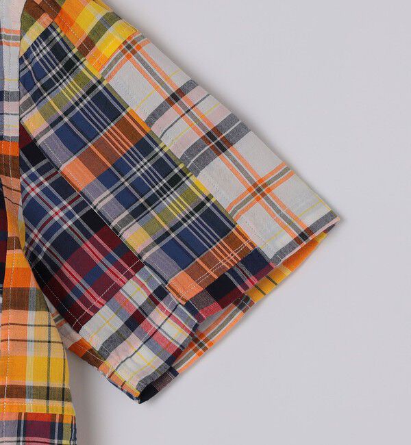 SHIPS「ORIGINAL MADRAS TRADING COMPANY: MADRAS PATCHWORK SHORT SLEEVE SHIRT」|シャツ・ブラウス|
