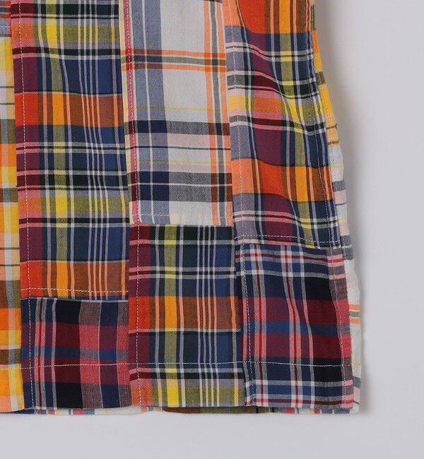 SHIPS「ORIGINAL MADRAS TRADING COMPANY: MADRAS PATCHWORK SHORT SLEEVE SHIRT」|シャツ・ブラウス|