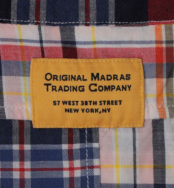 SHIPS「ORIGINAL MADRAS TRADING COMPANY: MADRAS PATCHWORK SHORT SLEEVE SHIRT」|シャツ・ブラウス|