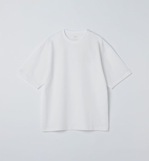 SHIPS Colors 「SHIPS Colors:〈抗菌防臭・接触冷感・吸水速乾〉シルケット ビッグ Tシャツ」|Tシャツ・カットソー|ライトホワイト