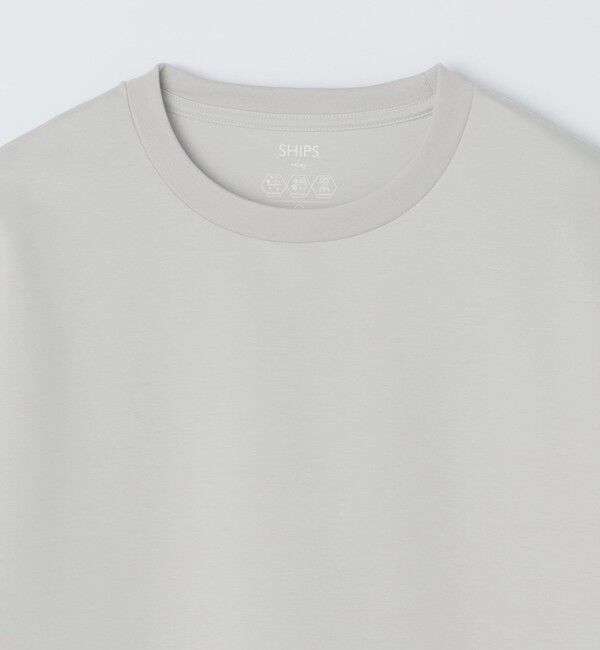 SHIPS Colors 「SHIPS Colors:〈抗菌防臭・接触冷感・吸水速乾〉シルケット ビッグ Tシャツ」|Tシャツ・カットソー|