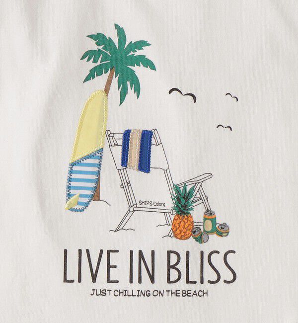 SHIPS Colors 「SHIPS Colors:80～130cm / パッチワーク 刺繍 Tシャツ」|Tシャツ・カットソー|