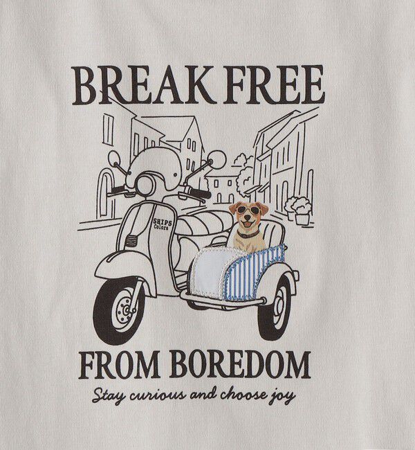 SHIPS Colors 「SHIPS Colors:80～130cm / パッチワーク 刺繍 Tシャツ」|Tシャツ・カットソー|