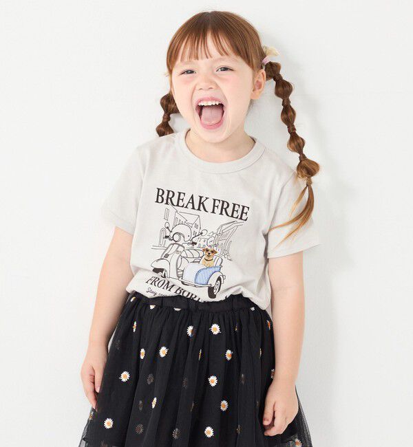 SHIPS Colors 「SHIPS Colors:80～130cm / パッチワーク 刺繍 Tシャツ」|Tシャツ・カットソー|