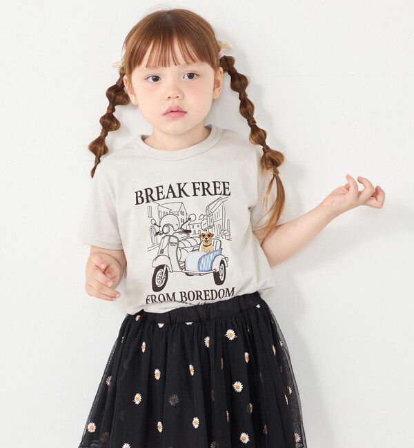 SHIPS Colors 「SHIPS Colors:80～130cm / パッチワーク 刺繍 Tシャツ」|Tシャツ・カットソー|