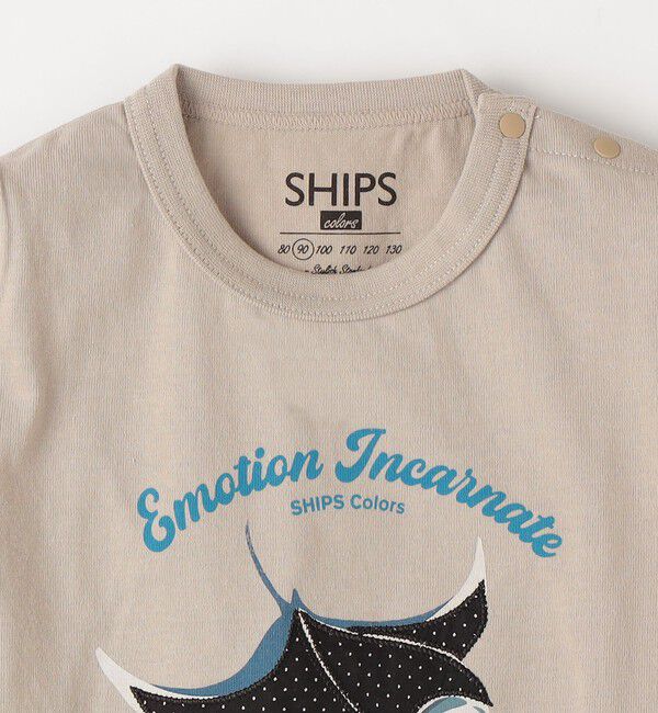 SHIPS Colors 「SHIPS Colors:80～130cm / パッチワーク 刺繍 Tシャツ」|Tシャツ・カットソー|