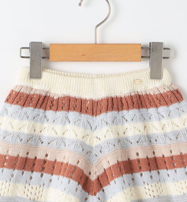SHIPS KIDS「SHIPS KIDS:100～130cm/ニット レース ショートパンツ」|その他|