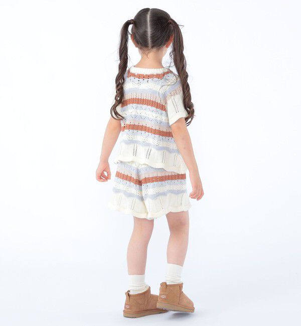 SHIPS KIDS「SHIPS KIDS:100～130cm/ニット レース ショートパンツ」|その他|
