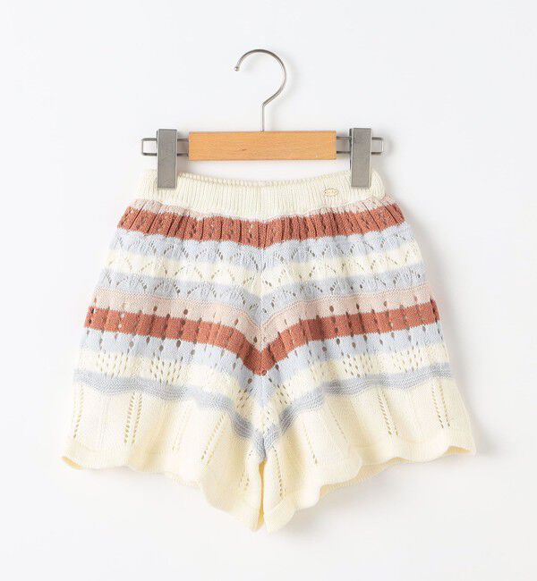 SHIPS KIDS「SHIPS KIDS:100～130cm/ニット レース ショートパンツ」|その他|