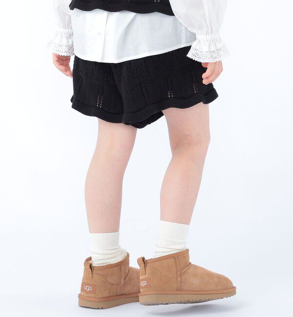 SHIPS KIDS「SHIPS KIDS:100～130cm/ニット レース ショートパンツ」|その他|