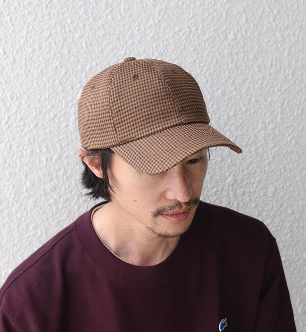SHIPS any「〈消臭/抗菌〉ミニ チェック 6パネル キャップ◇」|キャップ・キャスケット|