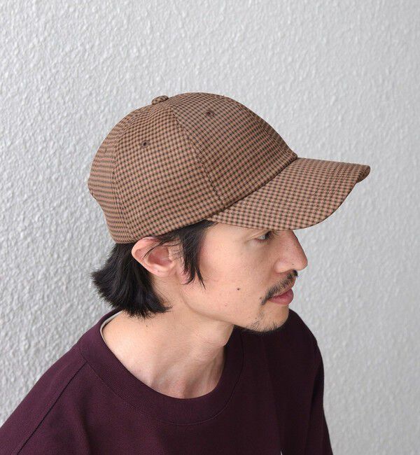 SHIPS any「〈消臭/抗菌〉ミニ チェック 6パネル キャップ◇」|キャップ・キャスケット|