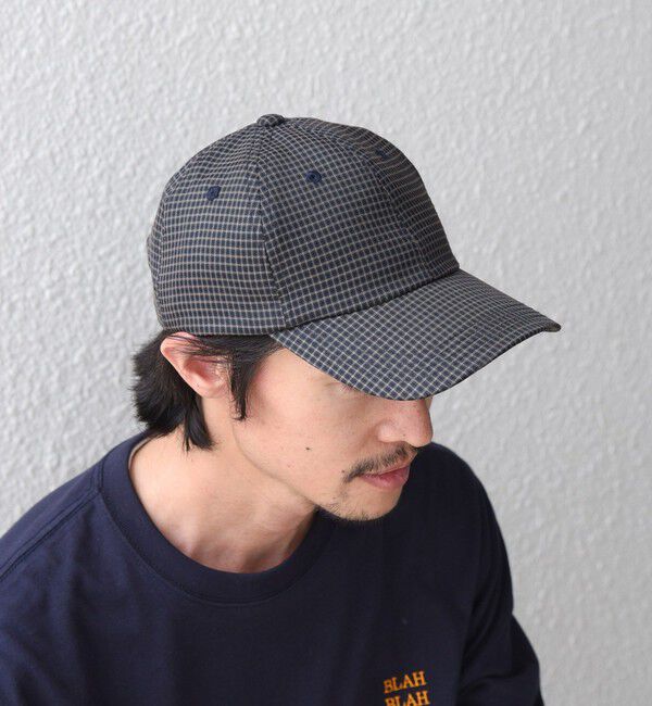 SHIPS any「〈消臭/抗菌〉ミニ チェック 6パネル キャップ◇」|キャップ・キャスケット|