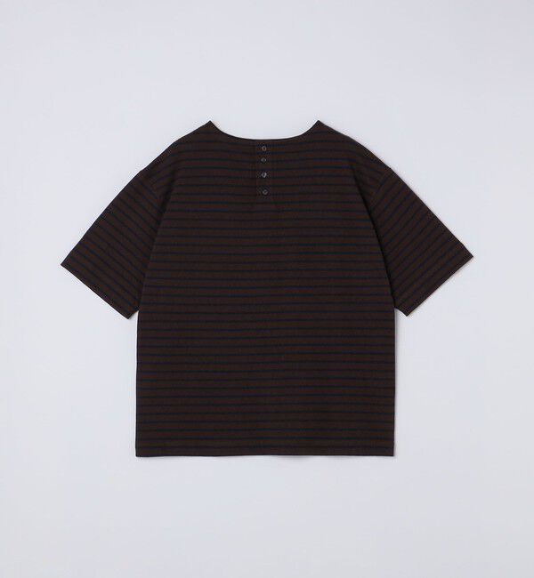 SHIPS「WEB限定｜ボート ヘンリーネック ショートスリーブ Tシャツ」|Tシャツ・カットソー|ブラウン