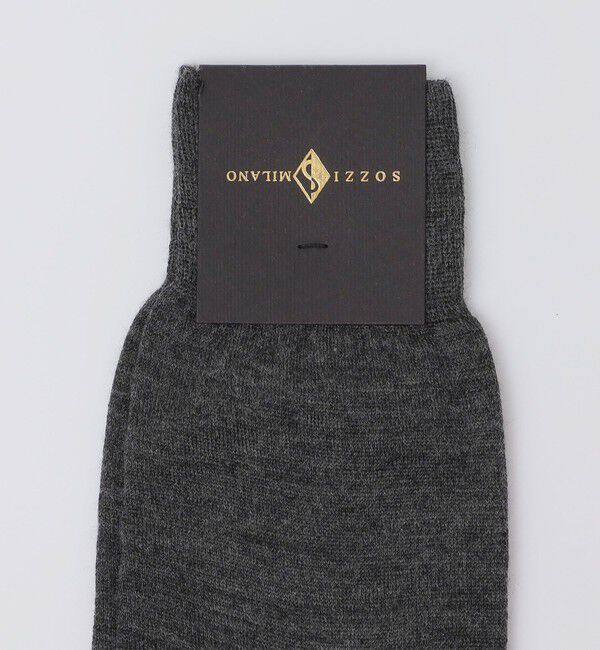 SHIPS「Sorley Socks: ウール スムース ソリッド ソックス」|ソックス|