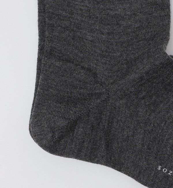 SHIPS「Sorley Socks: ウール スムース ソリッド ソックス」|ソックス|