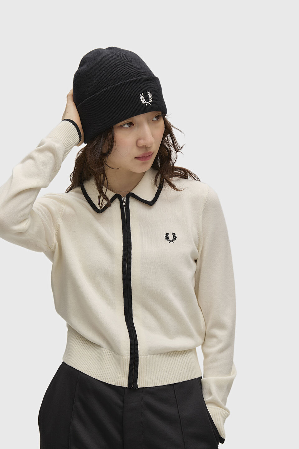 FRED PERRY 「FRED PERRY／Classic Merino Wool Beanie／メリノウールビーニー」|ニット帽|