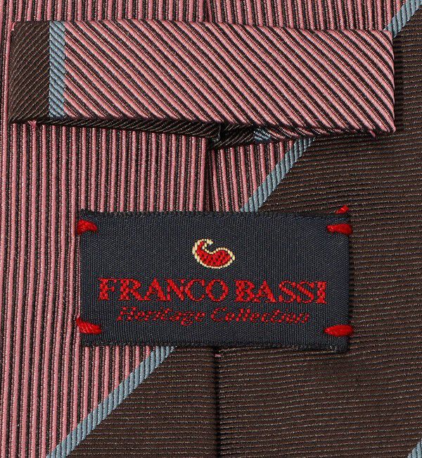 TOMORROWLAND GOODS「FRANCO BASSI シルク レジメンタルストライプネクタイ」|ネクタイ・蝶ネクタイ|