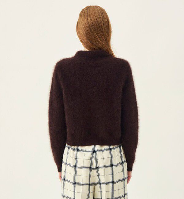 Ballsey「【WEB先行予約】フラッフィーヤーン ミニカラーカーディガン」|カーディガン|