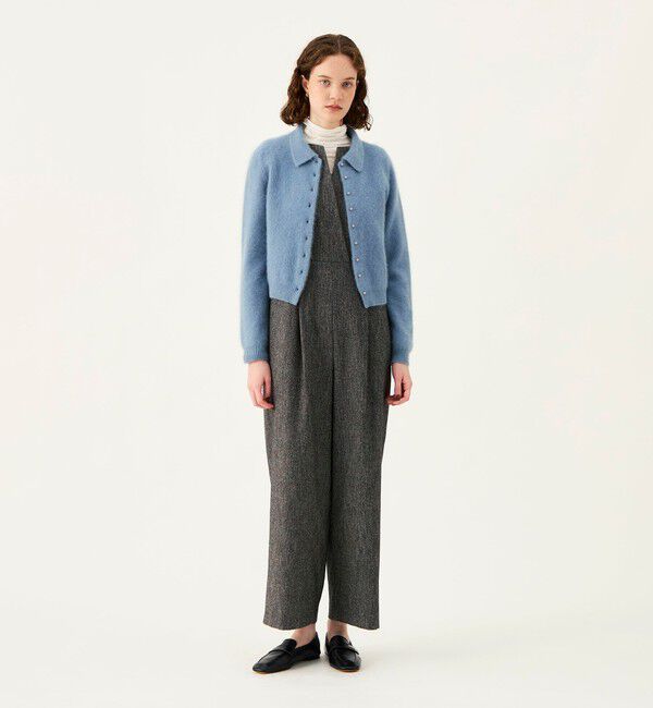 Ballsey「【WEB先行予約】フラッフィーヤーン ミニカラーカーディガン」|カーディガン|