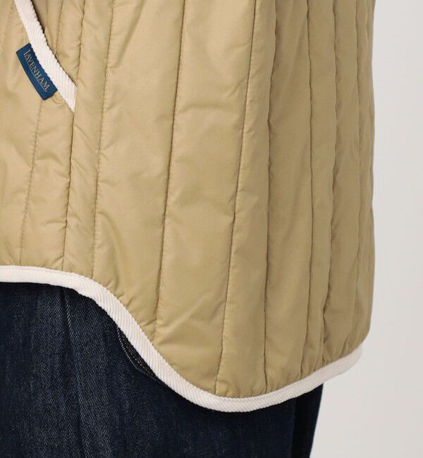 TOMORROWLAND BUYING WEAR「LAVENHAM STUDIO GILET ピグメントダイ バーティカルキルティングベスト」|ベスト・ジレ|