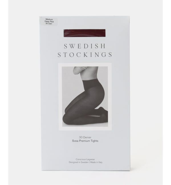  「SWEDISH STOCKINGS Svea Deep Red SST-PRH078：ストッキング」|タイツ・ストッキング|