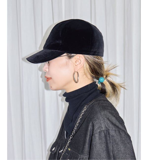 「KIJIMA TAKAYUKI VELOUR 3WAY 6PANEL CAP WYYY262940：帽子」|キャップ・キャスケット|