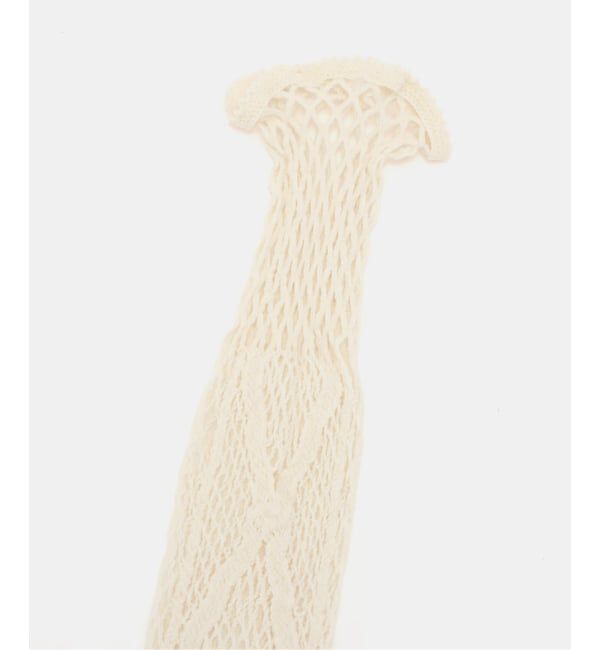  「EUCHRONIA STRETCH LACE HIGHT SOCKS 262804：靴下」|ソックス|