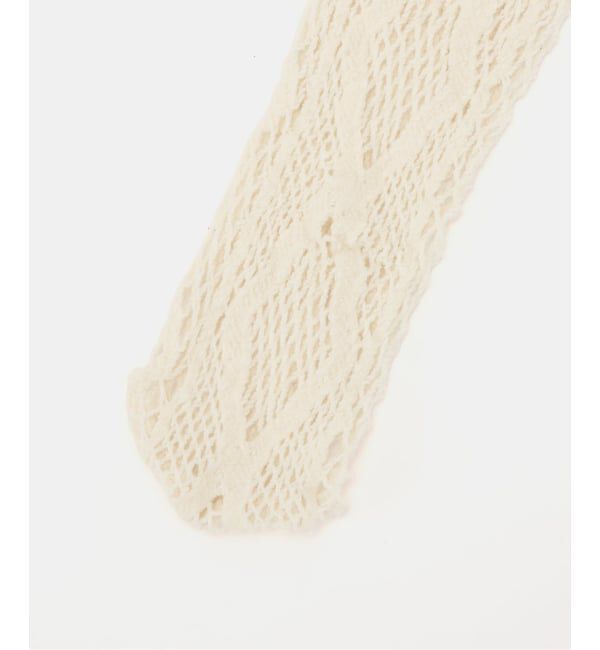  「EUCHRONIA STRETCH LACE HIGHT SOCKS 262804：靴下」|ソックス|