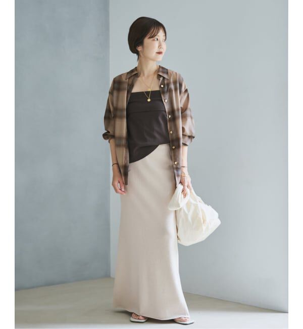 Plage「Paper mix knit スカート」|スカート|